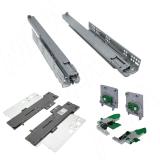 DYNAPRO TIPMATIC SOFT-CLOSE направляющая 700 мм, открывание от нажатия/плавное закрывание F130107856 TPSF