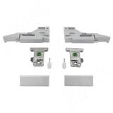 VIONARO Комплект фиксаторов фасада и заглушек для боковины h=185 F136100310