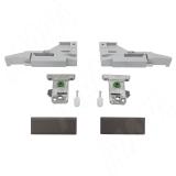 VIONARO Комплект фиксаторов фасада и заглушек внутреннего ящика h=89 мм, коричневый F136107241