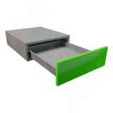 IMPAZ комплект ящика 450 мм, серый, боковины h54 мм, с роликовыми направляющими MB054-450GR