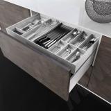 VIONARO [SI] Внутренний стандартный ящик H=89 мм, плавное закрывание, серый металлик, 500 мм VNRS.STL.SI.040.500(сер.мет), фото 2