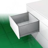 NOVA PRO SCALA [H250] Высокий стандартный ящик без рейлингов, h250 мм, плавное закрывание, 500 мм NPSC.H250.040.500 (сер.мет)