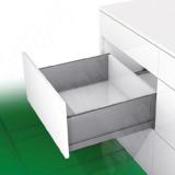 NOVA PRO SCALA [H] Высокий стандартный ящик без рейлингов, h186 мм, открывание от нажатия/плавное закрывание, 450 мм NPSC.H.040.450 TPSF (сер.мет)