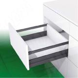 NOVA PRO SCALA [MS] Стандартный ящик h90 мм, с прямоугольным рейлингом, открывание от нажатия/плавное закрывание, графит, 450 мм NPSC.MS.040.450 TPSF (графит)