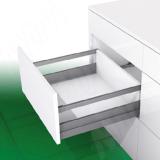 NOVA PRO SCALA [MS] Стандартный ящик h90 мм, с прямоугольным рейлингом, плавное закрывание, 450 мм NPSC.MS.040.450 (сер.мет)