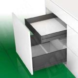 NOVA PRO SCALA [SI F8] Внутренний ящик F8 без рейлингов, h90 мм, плавное закрывание, графит, 500 мм NPSC.SIF8.040.500 (графит)