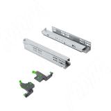 Quantum QS Направляющие нижнего крепления полного выдвижения (левая, правая) с 3D креплениями, L=350 мм, оцинкованные