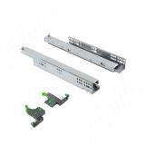 Quantum QS Направляющие нижнего крепления полного выдвижения (левая, правая) с 3D креплениями, L=450 мм, оцинкованные