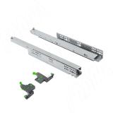 Quantum QS Направляющие нижнего крепления полного выдвижения (левая, правая) с 3D креплениями, L=550 мм, оцинкованные