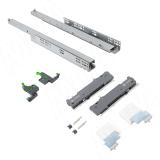 Quantum QTS Направляющие нижнего крепления полного выдвижения, плавное закрывание, открывание от нажатия (левая, правая) с 3D креплениями, L=600 мм.