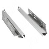 Направляющие 450 мм, ниж. крепления, неполн. выдвижения, плав. закрывания  RC-02B 450 ZINC