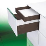 VIONARO [SI] Внутренний стандартный ящик H=89 мм, плавное закрывание, коричневый, 500 мм VNRS.GBR.SI.040.500(корич.)