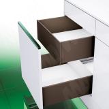 VIONARO [TI] Внутренний высокий ящик h=185 мм, плавное закрывание, коричневый, 500 мм VNRS.GBR.TI.040.500(корич.)