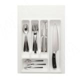 Лоток кухонный универсальный, для ящика с фасадом 400 мм, белый 72.40.BI, фото 2