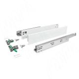 LS BOX комплект ящика 550 мм, цвет белый (боковины h88 мм с направляющими плавного закрывания) LS88550W, фото 1