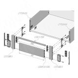 Кронштейн внутреннего ящика LS Box H173, серый LS173.IBR.G, фото 2