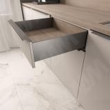 LS BOX PRO комплект ящика 550 мм, цвет графит (боковины h120 мм с направляющими плавного закрывания) LSB.PRO.LS120550GP, фото 3