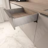 LS BOX PRO комплект ящика 450 мм, цвет серый металлик (боковины h120 мм с направляющими плавного закрывания) LSB.PRO.LS120450G, фото 3