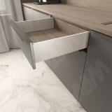 LS BOX PRO комплект ящика 550 мм, цвет белый (боковины h120 мм с направляющими плавного закрывания) LSB.PRO.LS120550W, фото 3