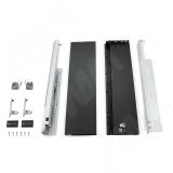 LS BOX PRO комплект ящика 500 мм, цвет черный (боковины h120 мм с направляющими плавного закрывания) LSB.PRO.LS120500BL, фото 2