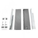 LS BOX PRO комплект ящика 500 мм, цвет графит (боковины h120 мм с направляющими плавного закрывания) LSB.PRO.LS120500GP, фото 2