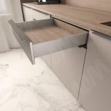 LS BOX PRO комплект ящика 400 мм, цвет серый металлик (боковины h88 мм с направляющими плавного закрывания) LSB.PRO.LS88400G, фото 3