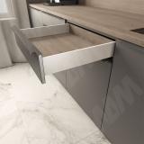 LS BOX PRO комплект ящика 550 мм, цвет белый (боковины h88 мм с направляющими плавного закрывания) LSB.PRO.LS88550W, фото 3