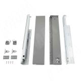 LS BOX PRO комплект ящика 500 мм, цвет графит (боковины h88 мм с направляющими плавного закрывания) LSB.PRO.LS88500GP, фото 2