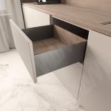 LS BOX PRO комплект ящика 300 мм, цвет графит (боковины h173 мм с направляющими открывания от нажатия) LSB.PRO.LT173300GP, фото 3