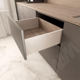 LS BOX PRO комплект ящика 300 мм, цвет белый (боковины h173 мм с направляющими открывания от нажатия) LSB.PRO.LT173300W, фото 3