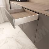 LS BOX PRO комплект ящика 450 мм, цвет белый (боковины h88 мм с направляющими открывания от нажатия) LSB.PRO.LT88450W, фото 3