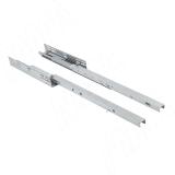Quantum QS Направляющие нижнего крепления полного выдвижения (левая, правая) с 3D креплениями, L=550 мм, оцинкованные QS.550, фото 1