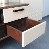 Направляющие 450 мм, ниж. крепл. полн. выдвижения, с толкателем RC-03 450 ZINC, фото 1