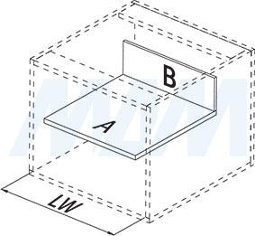 Дно и задняя стенка для ящика LS BOX PRO