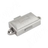 Замок мебельный, выдвижной, серебро состаренное M85 GR