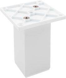 Декоративная алюминиевая опора черного цвета из серии FIX020 от PULSE