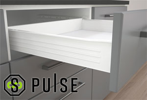 Одностеночные боковины IMPAZ от PULSE для выдвижных ящиков