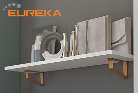 Декоративный менсолодержатель PIRO от Eureka (Италия) для деревянных полок