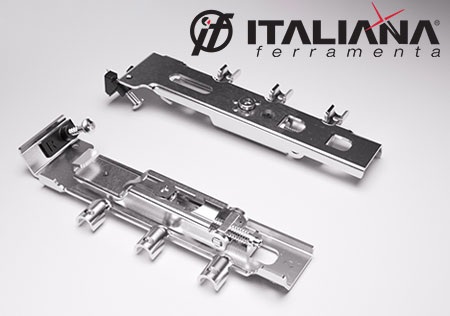 Скрытый мебельный навес APC3 от Italiana Ferramenta для корпусов верхнего яруса