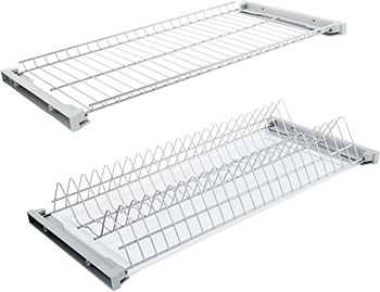 Посудосушители ARIA от PULSE (Россия) без рамки для корпусов верхнего яруса