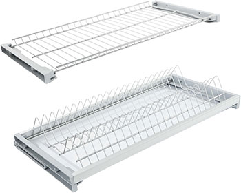 Посудосушители ARIA от PULSE (Россия) с рамкой для корпусов верхнего яруса