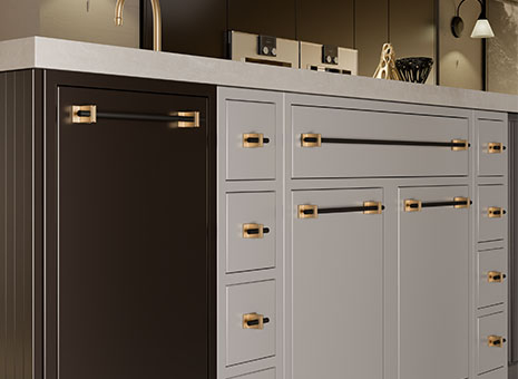 Ручки-рейлинги WMN.906 и ручки-кнопки WPO.906 от Giusti (Италия)