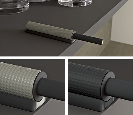 Толкатель K-PUSH TECH от Italiana Ferramenta (Италия) с текстурой