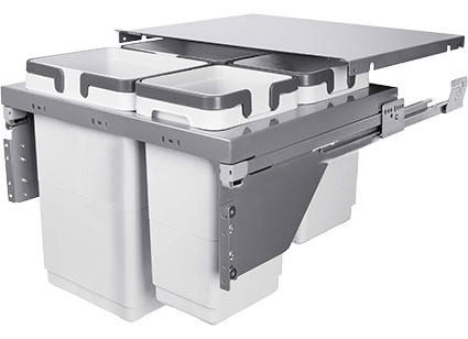 Выдвижная система для раздельной сортировки мусора CLOBE EVO от Vibo (Италия)