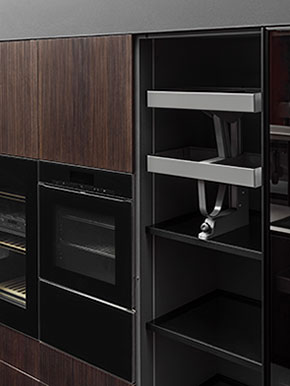 Выдвижной двухуровневый механизм KARLO от Vibo (Италия) для корпусов верхнего яруса