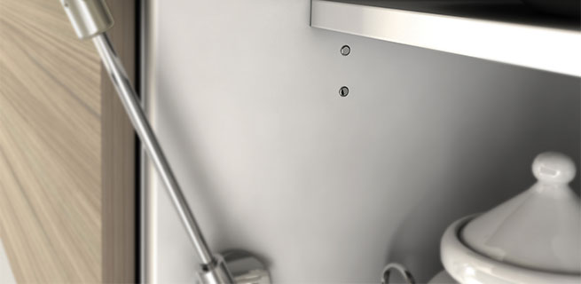 Металлическая заглушка NIKO от Italiana Ferramenta для технологических отверстий ∅5 мм в цвете никель