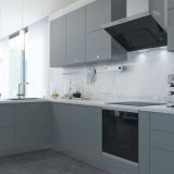 Ручка-раковина D35мм хром матовый, серый