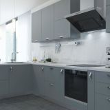 ATRIA Ручка-скоба 96мм хром, серый