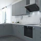 ATRIA Ручка-скоба 96мм хром матовый, серый