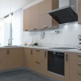 GARI Ручка-скоба 160мм никель матовый, капучино